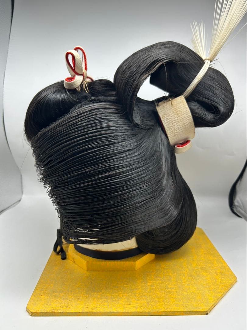 伝統的な和装用ウィッグ 黒