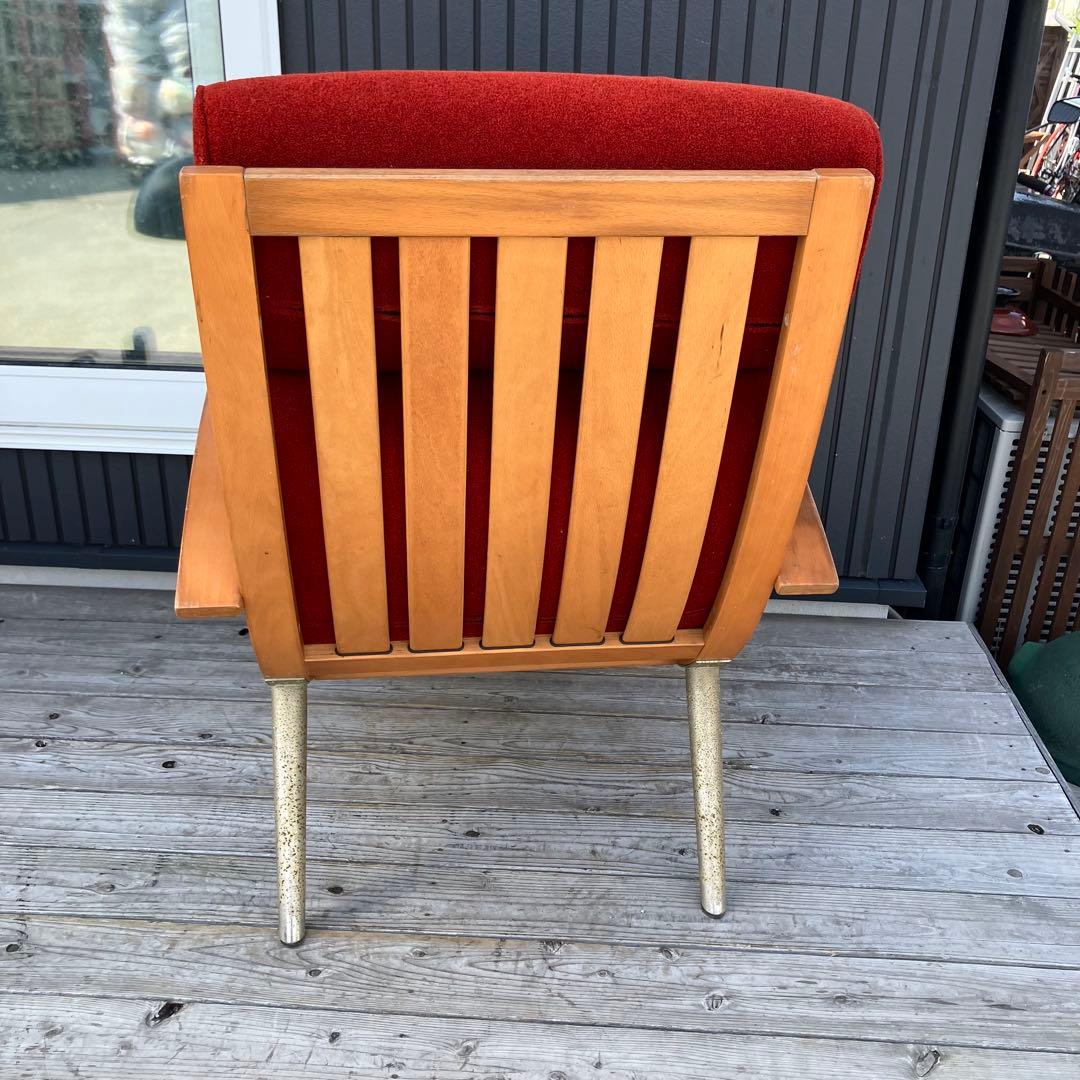 ミッドセンチュリー プライウッド アームチェア 一人掛けソファー ベントウッド