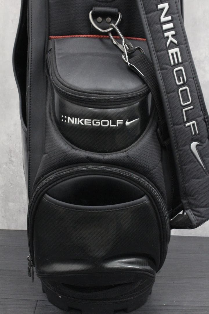 ▲NIKE GOLF ナイキ ゴルフ キャディバッグ エナメル ブラック