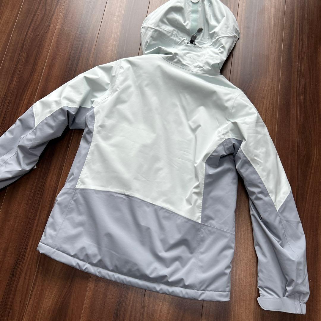 montbell フード付きジャケット ブルー　グレー 女性用　Mサイズ