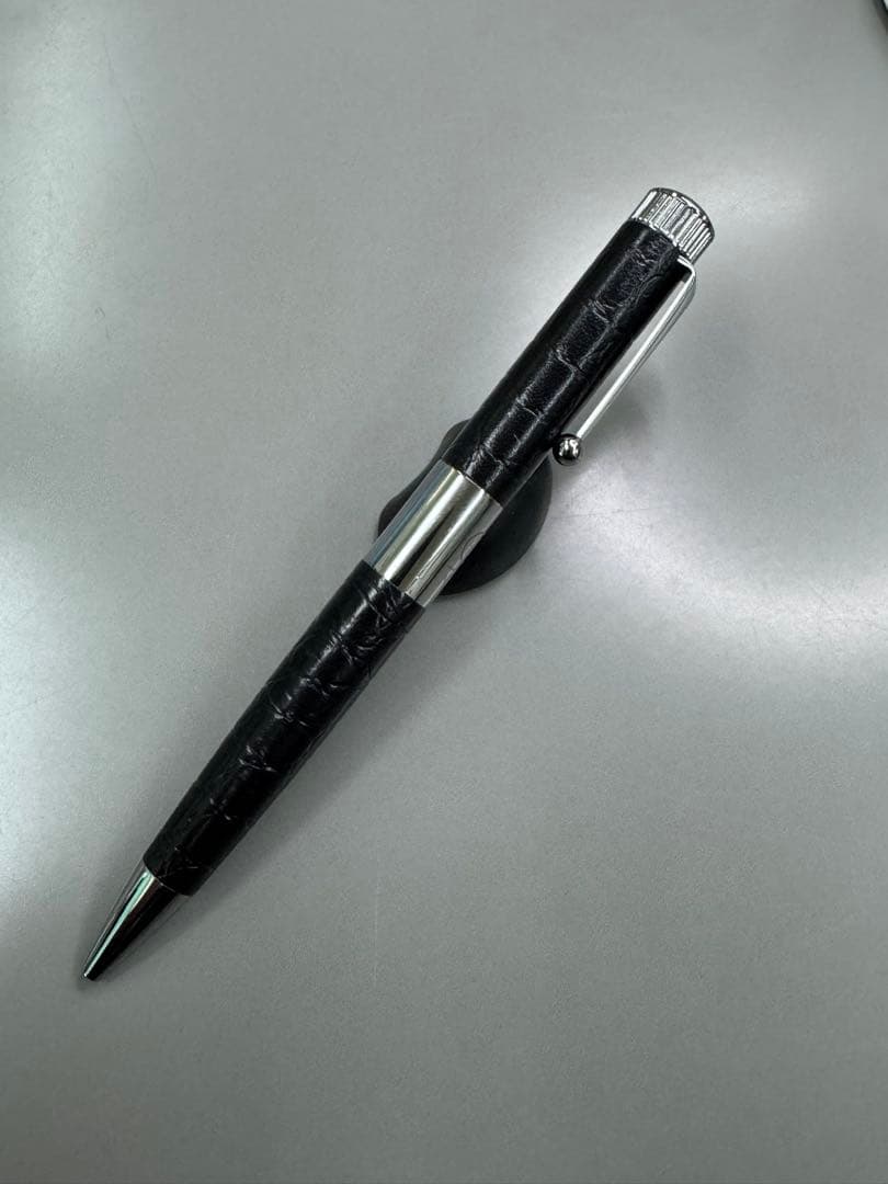 ROMEO no.3 ボールペン　レザー　クロコ型押し