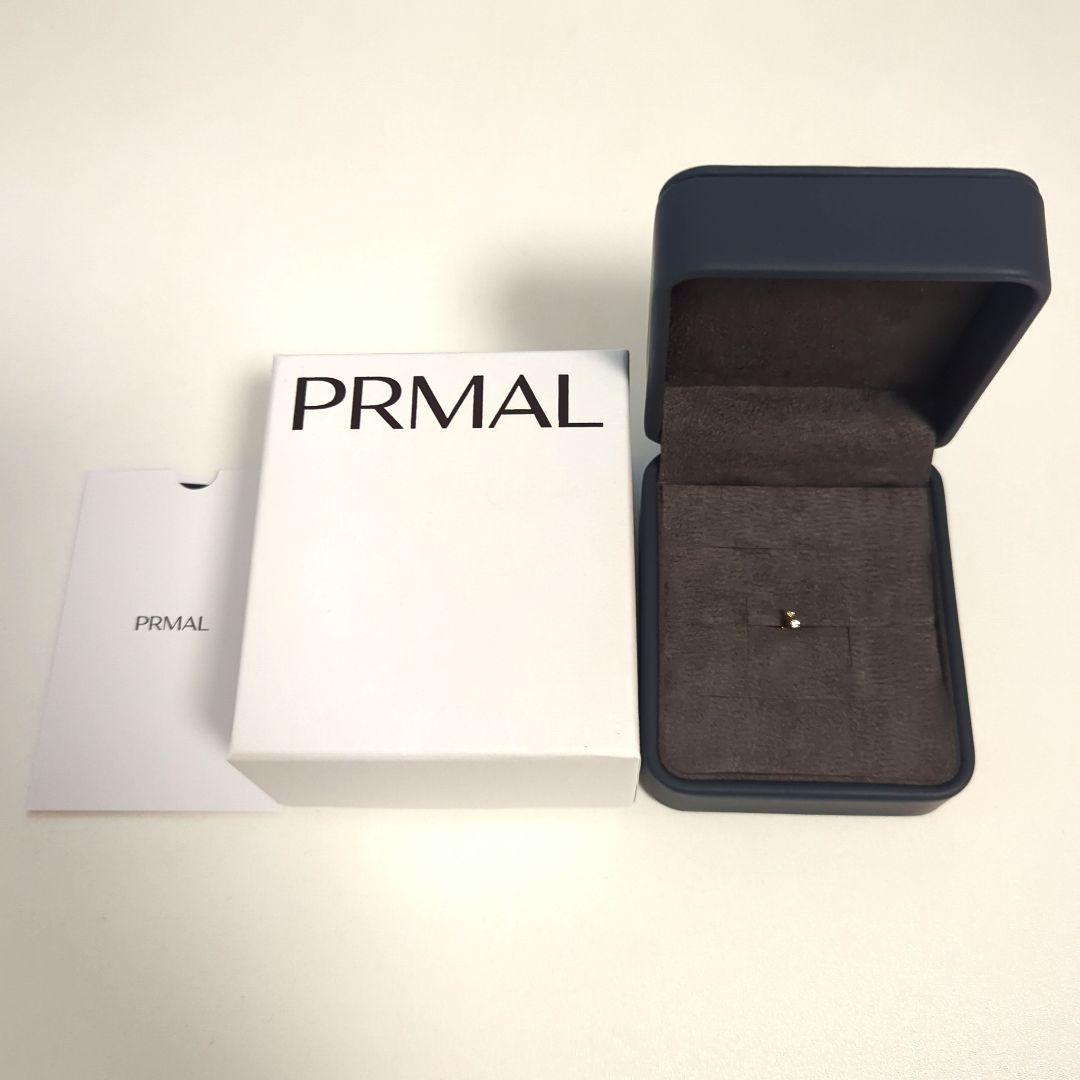 PRMAL　ツインダイヤモンドイヤリング　片耳