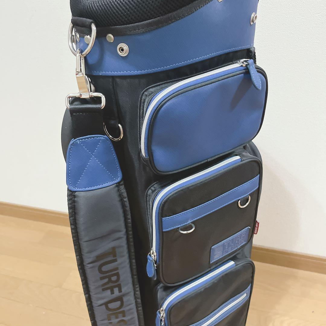 K248 美品TURF DESIGN ターフデザイン キャディバッグ フード無し