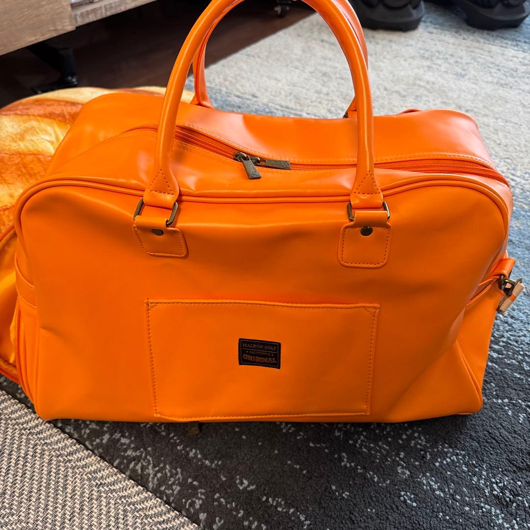 Malbon Golf ゴルフバッグ オレンジ