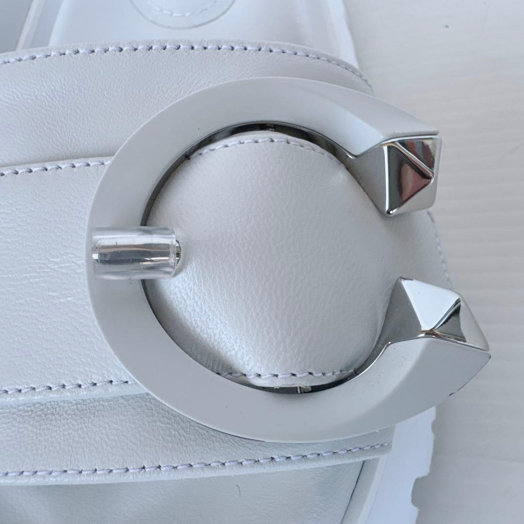 ジミーチュウ MAITI flat フラット　ミュール　スライドサンダル　厚底