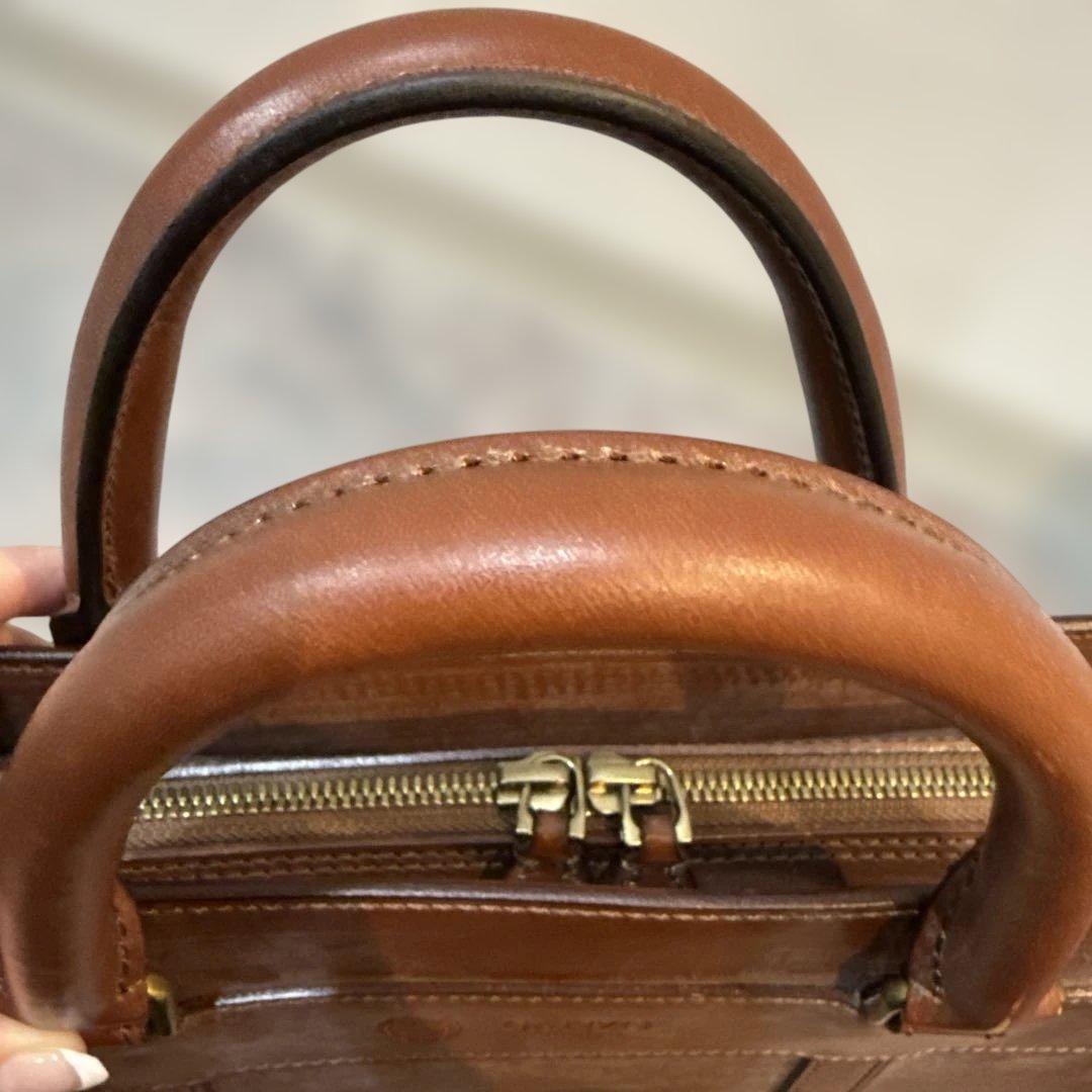 GANZO ガンゾ ブリーフケース ブライドルレザー ビジネスバッグ ロウ