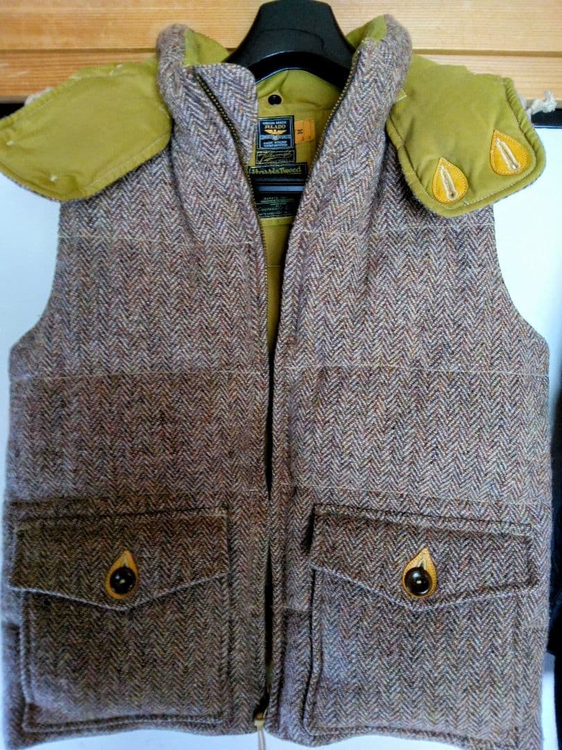コリンボ　ジェラード　ハリス ツイード トリプルネーム　ベスト　サイズM