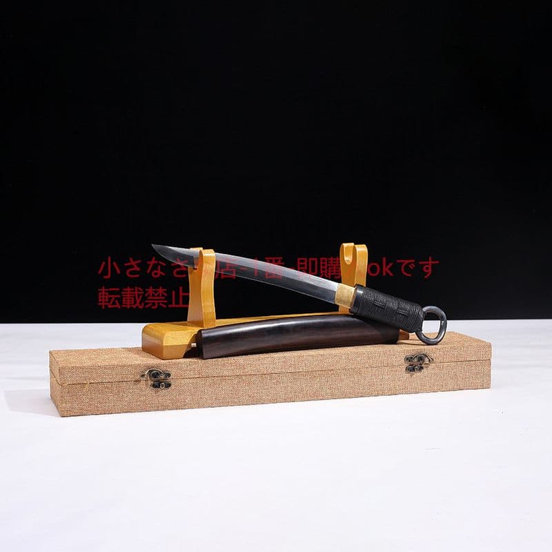 リングヘッド逆刃短刀唐横刀 古兵器 武具 刀装具 日本刀 模造刀 居合刀