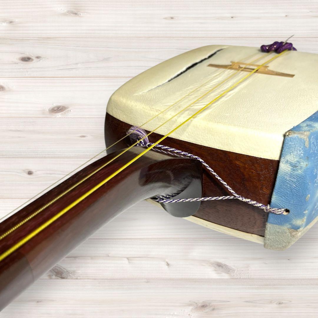 細棹 三味線 ハードケース 和楽器 伝統 弦楽器 バチ