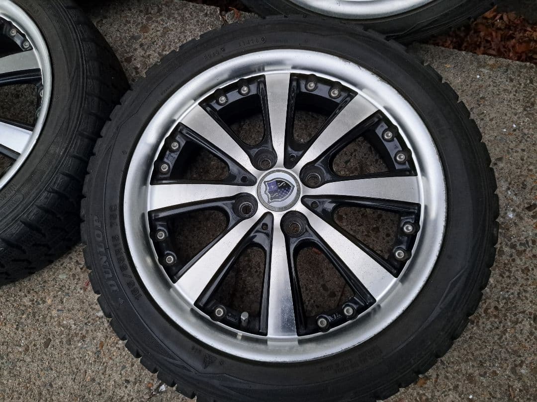 155/55R15バリ山！15×5J+45 4H100安心ダンロップ！中古です