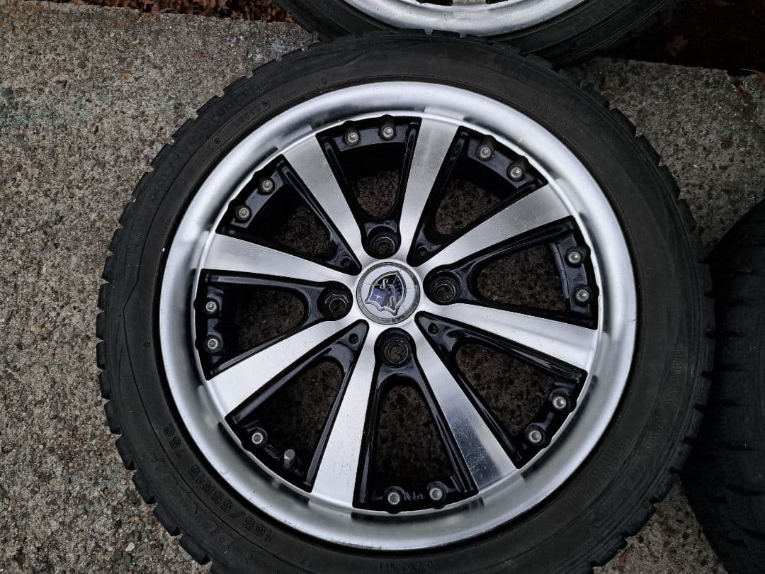 155/55R15バリ山！15×5J+45 4H100安心ダンロップ！中古です