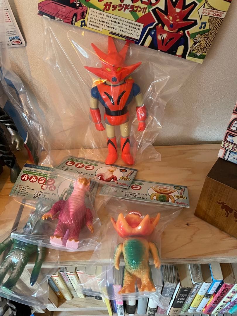 タ*卍様 新品未開封 ENKA VINYLゲッタードラゴン、バルタン、ガボラ、ヒ