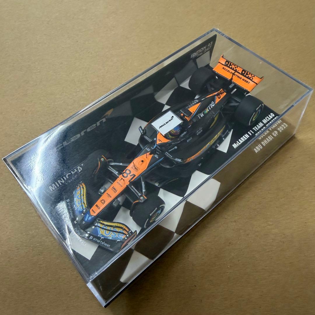 ミニチャンプス 1/43 マクラーレンMCL60 ピアストリ 2023アブダビ