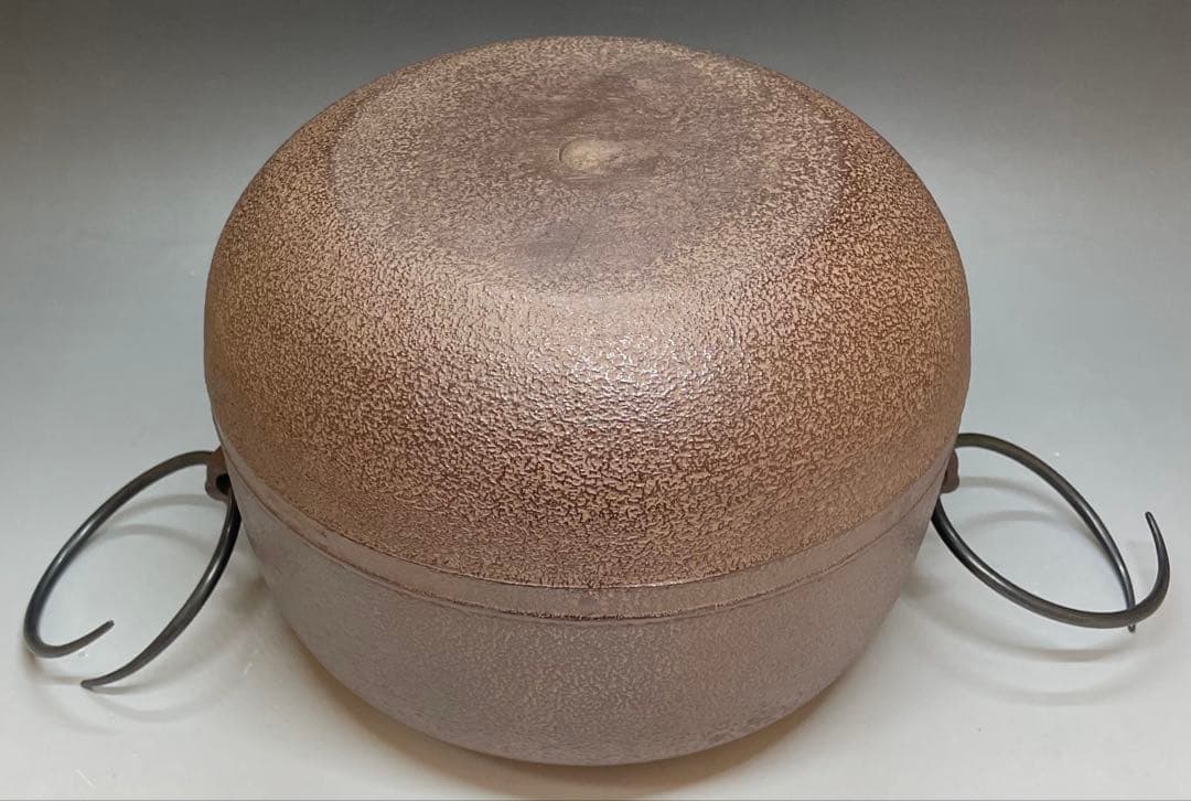 人間国宝　佐藤浄清　万代屋釜　共箱　作歴書　e319