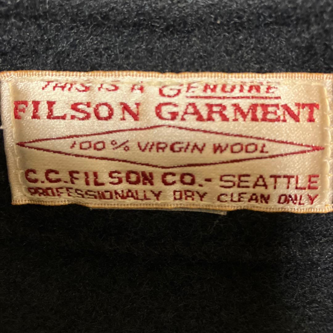FILSON マッキーノ　ウールベスト アメリカ製ブラック　36