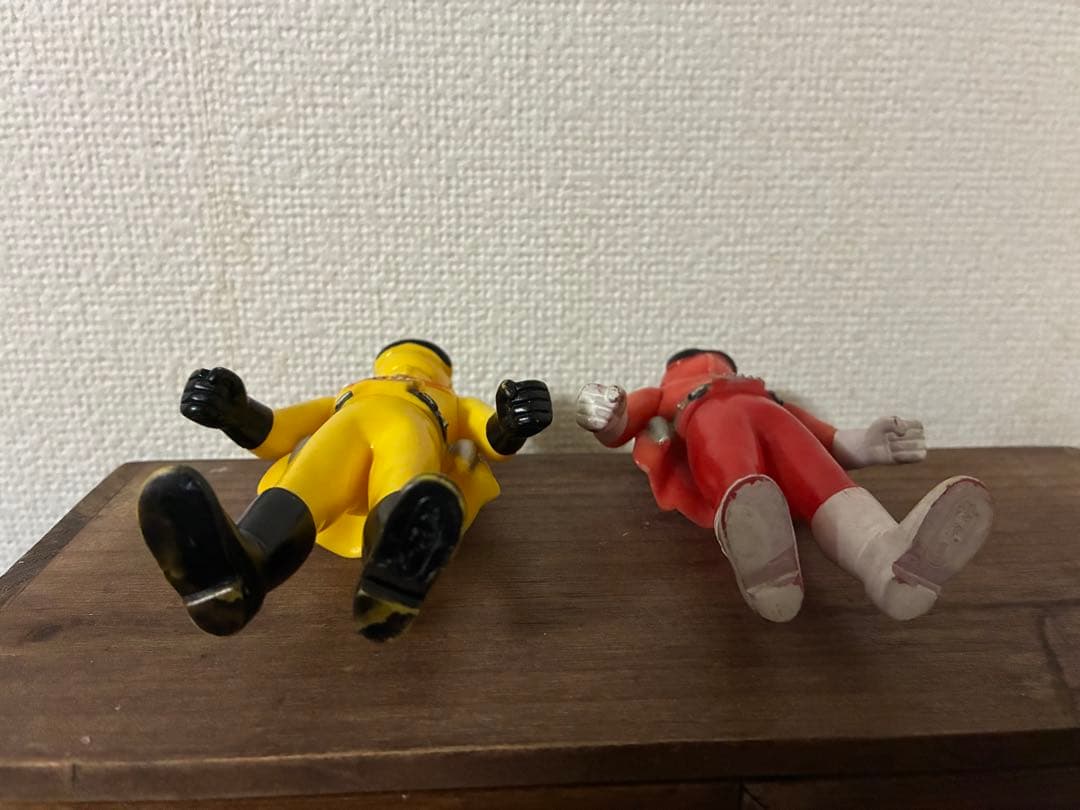 ゴレンジャー レトロ ソフビ2体セット(美品)ポピー