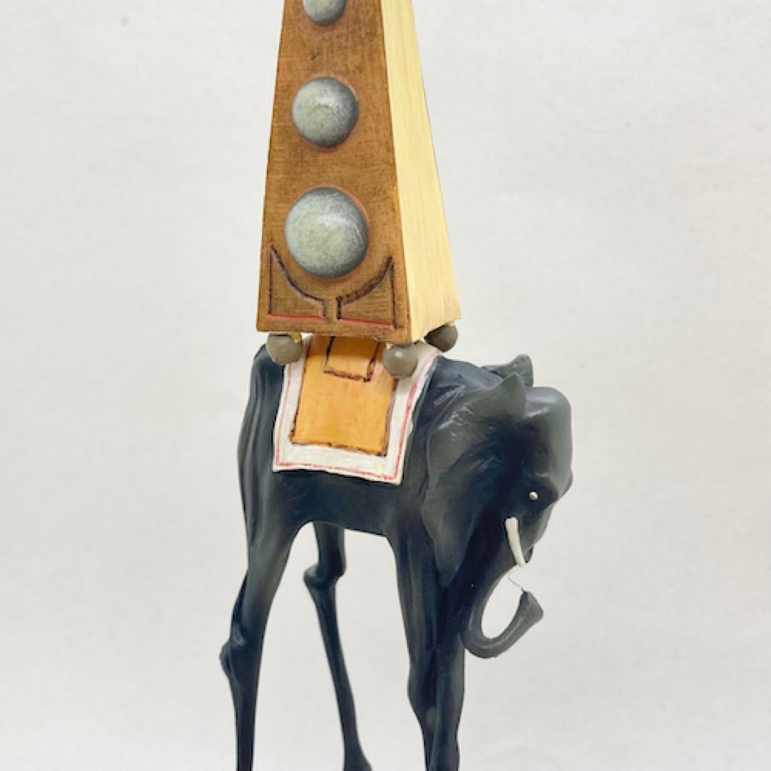 サルバドール・ダリ作 「聖アントニウスの誘惑」から象（ゾウ）の彫刻 宇宙象