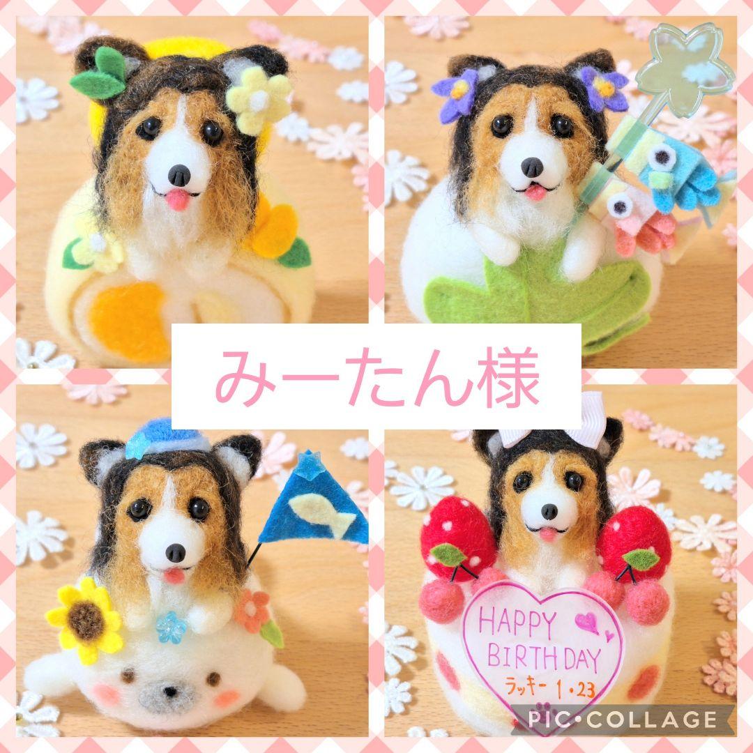 みーたん♪ 羊毛フェルト オーダー 愛犬 シェルティー ☆