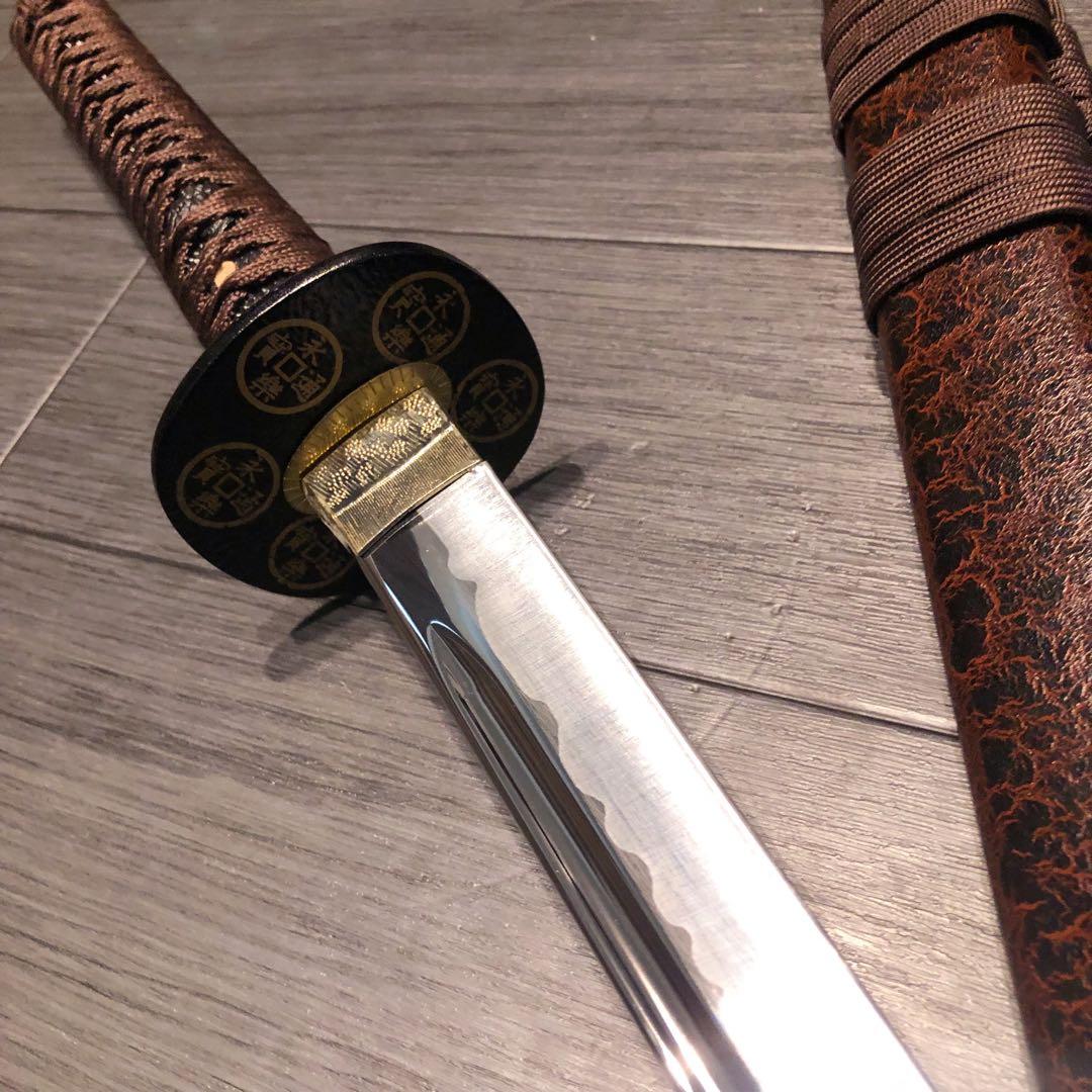 高級模造刀　刀　樋入り刀身　優波紋　本格居合刀