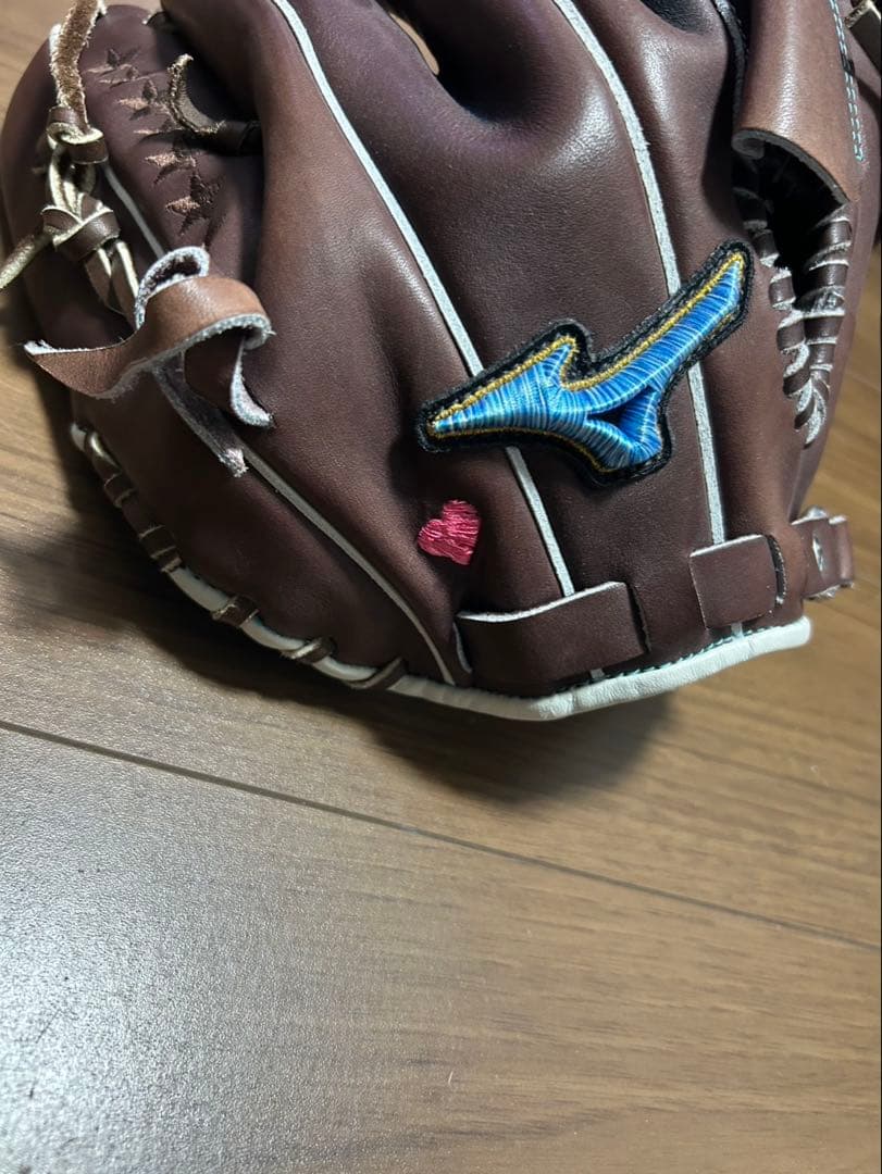 a*n様 限定品　ミズノ　ダイバーシティブルー　ミズノプロ　投手用　オーダーグラ