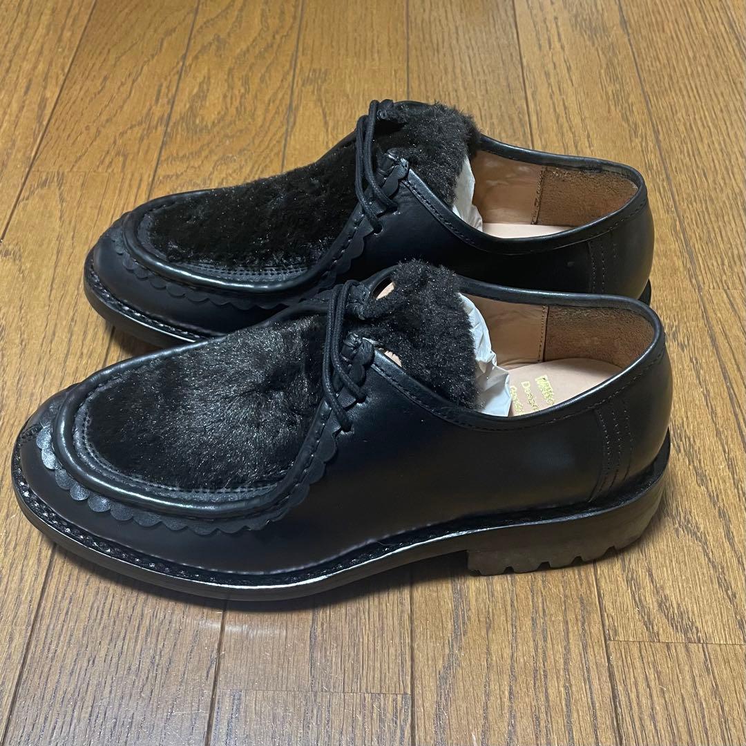 Milton Keynes ミルトンキーンズ ファーメレザーチロリアンシューズ