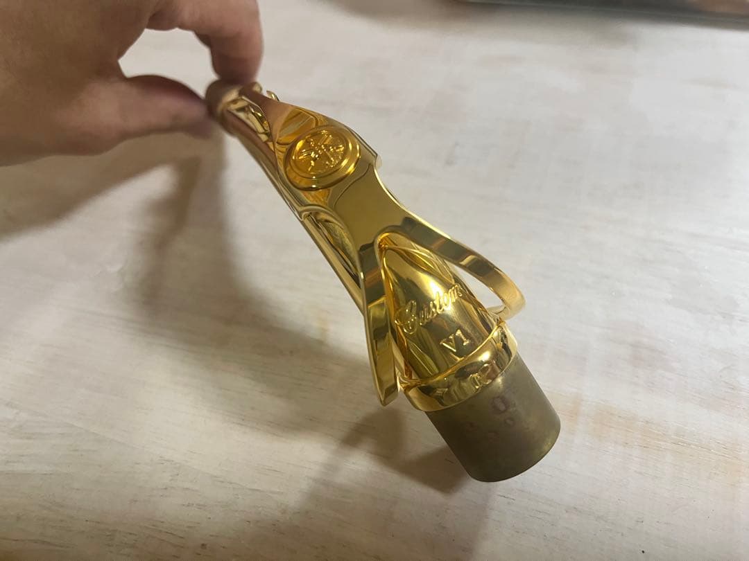 ヤマハ　アルトサックス　V1ネック　金メッキ