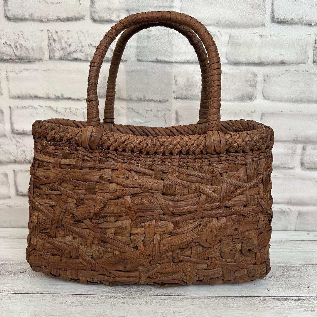 最高級山葡萄かごバッグ　山形県産　一番皮のみ使用　国産