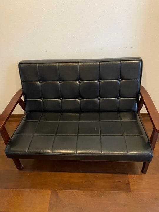 ※東京都中央区内直接引き取り限定※ ニトリ レトロ調コンパクトソファ