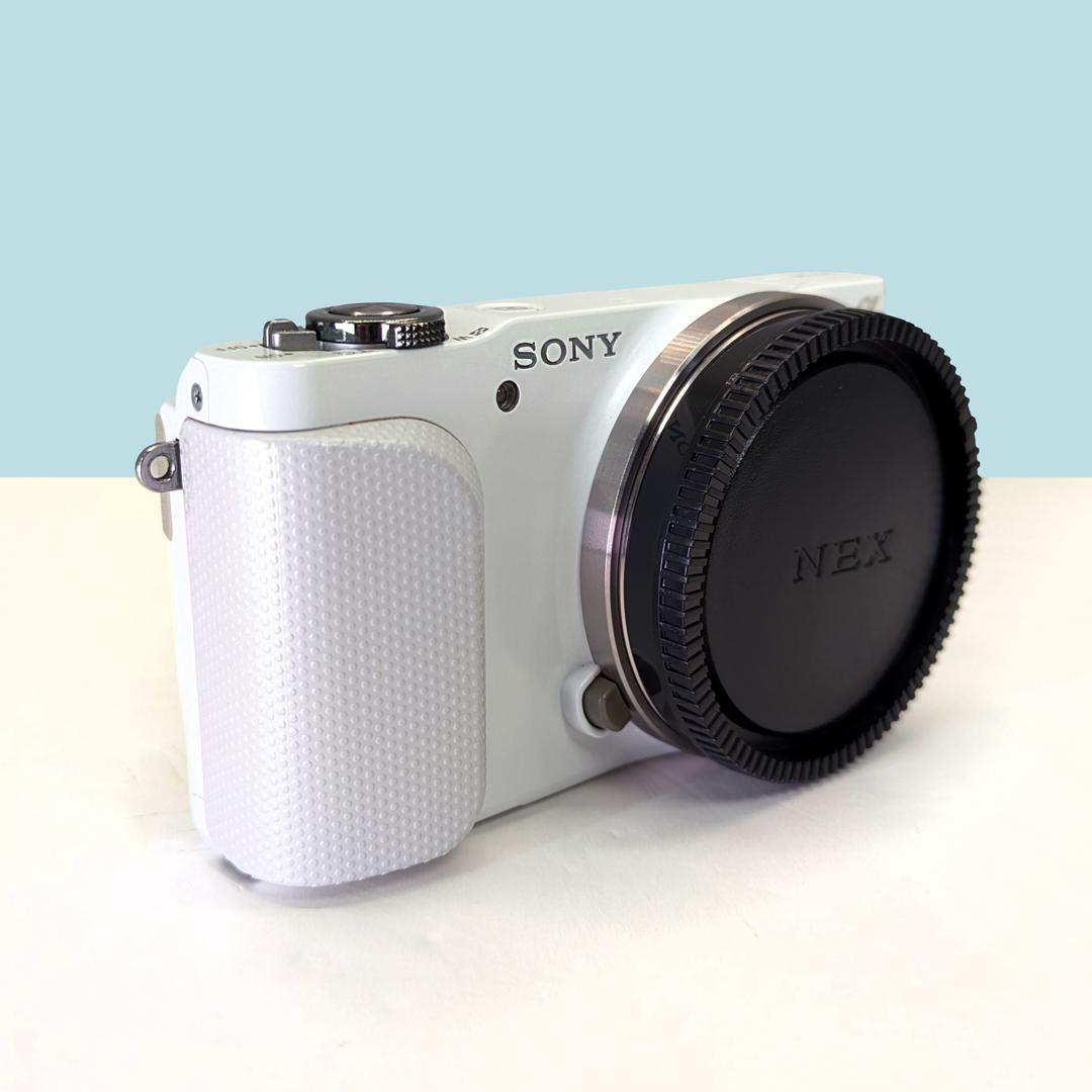 SONY α NEX-3N ホワイト 本体＋ボディキャップ ミラーレス一眼