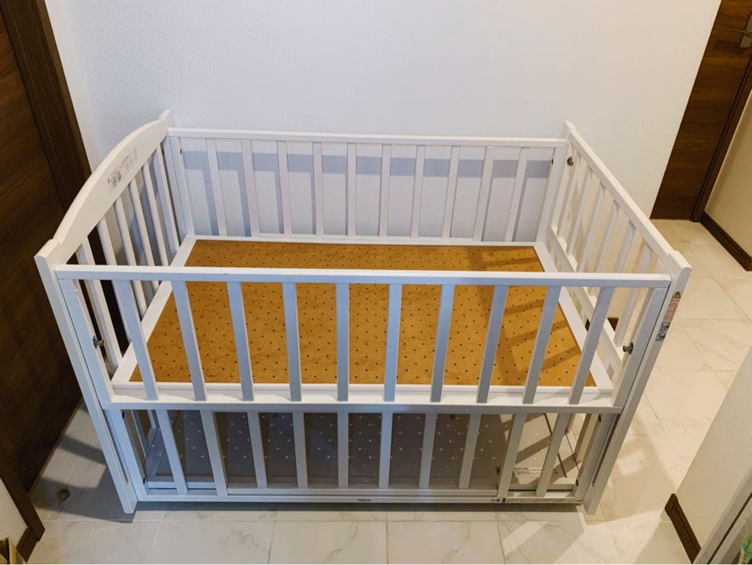 【♡送料無料♡】ヤマサキ ベビーベッド ツーオープンベッド✨
