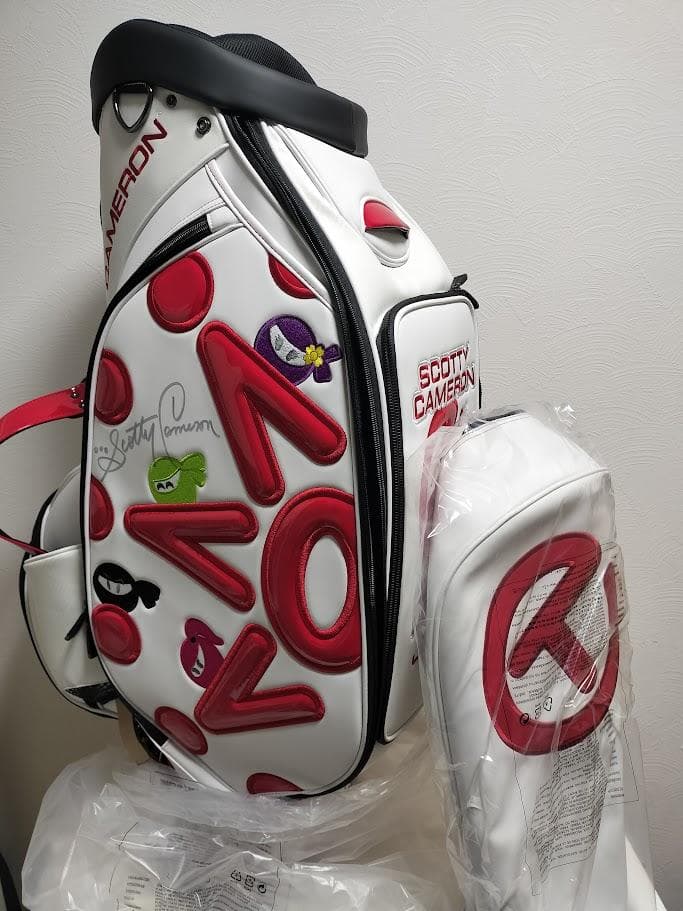 【サイン入り/未使用】スコッティキャメロン キャディバッグ