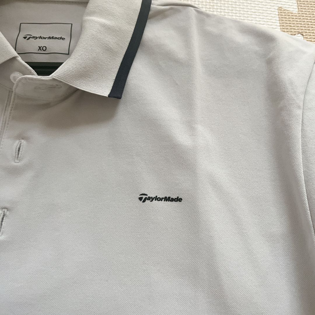 TaylorMade ポロシャツ XO ライトグレー　ゴルフ
