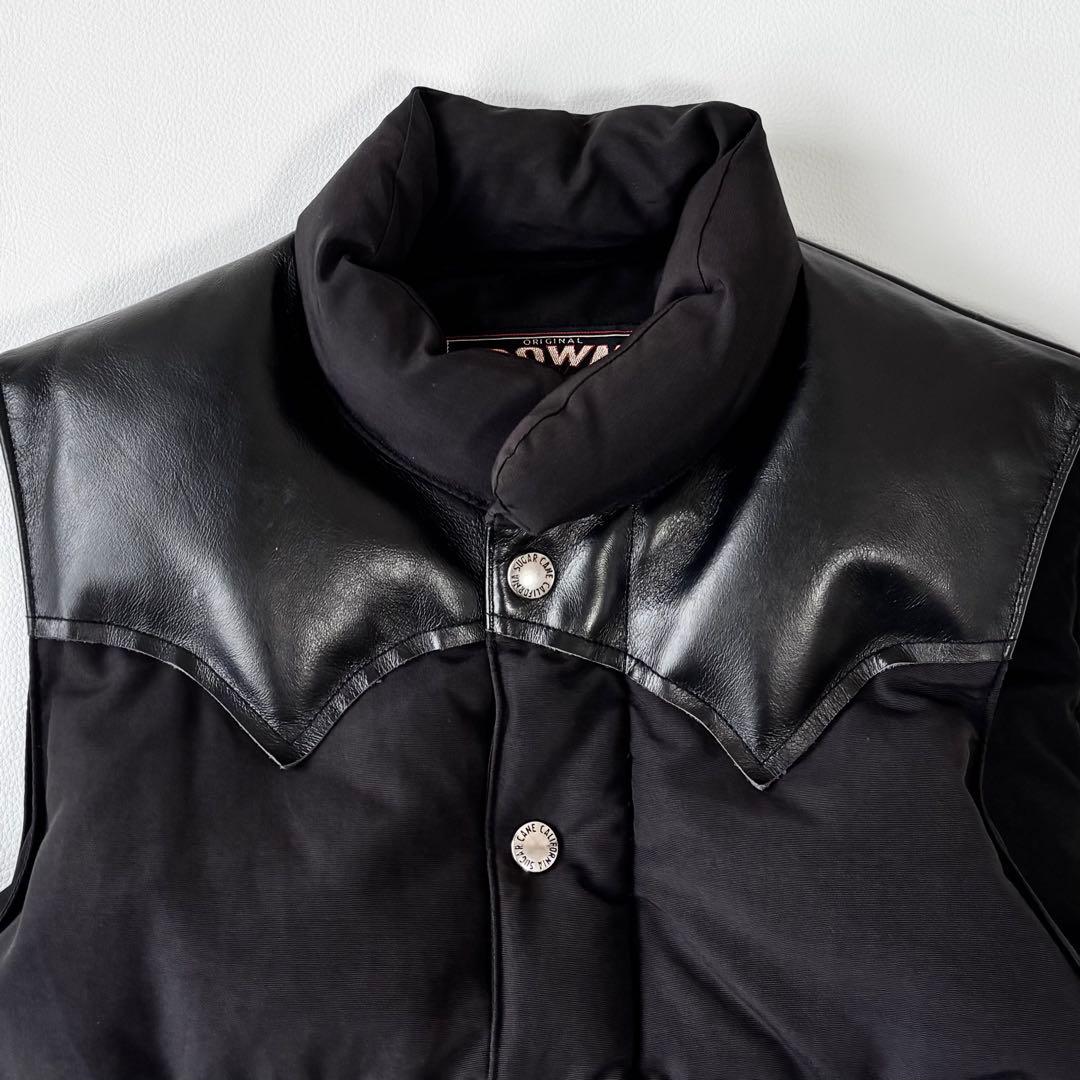 シュガーケーン SUGAR CANE ダウンベスト ブラック S