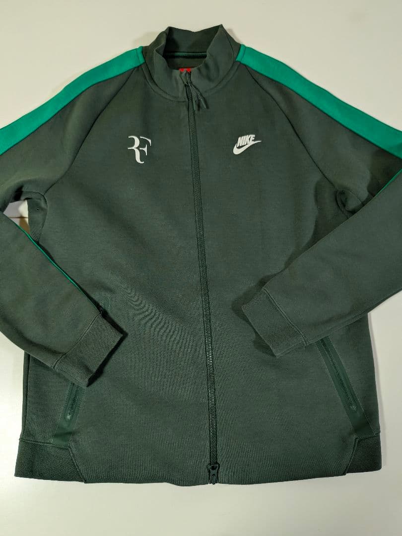 NIKE ナイキ フェデラー　RF トラックジャケット　Ｌ グリーン テニス