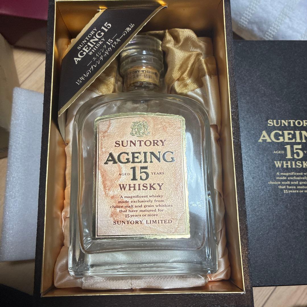 SUNTORY AGEING 15 YEARS WHISKY説明要チェック