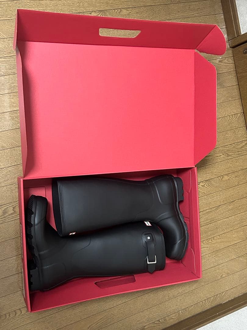 【ほぼ未使用】HUNTER ブラック 長靴