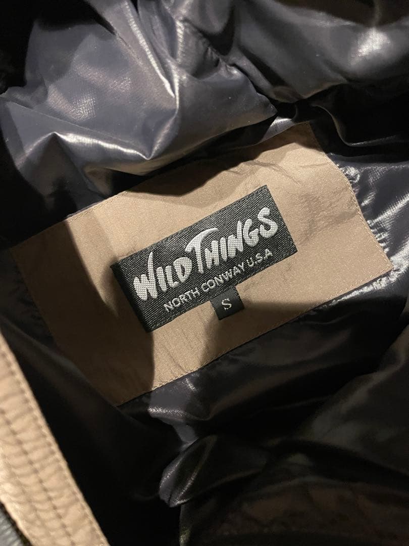 WILD THINGS ワイルドシングス　ダウンジャケット S ブラウン