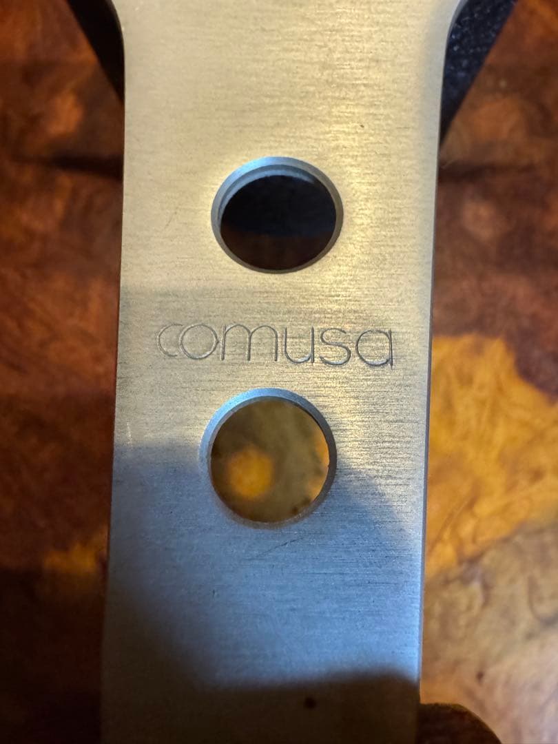 旧車にcomusa italy ウッドステアリング　直径33cm一応ジャンクにて