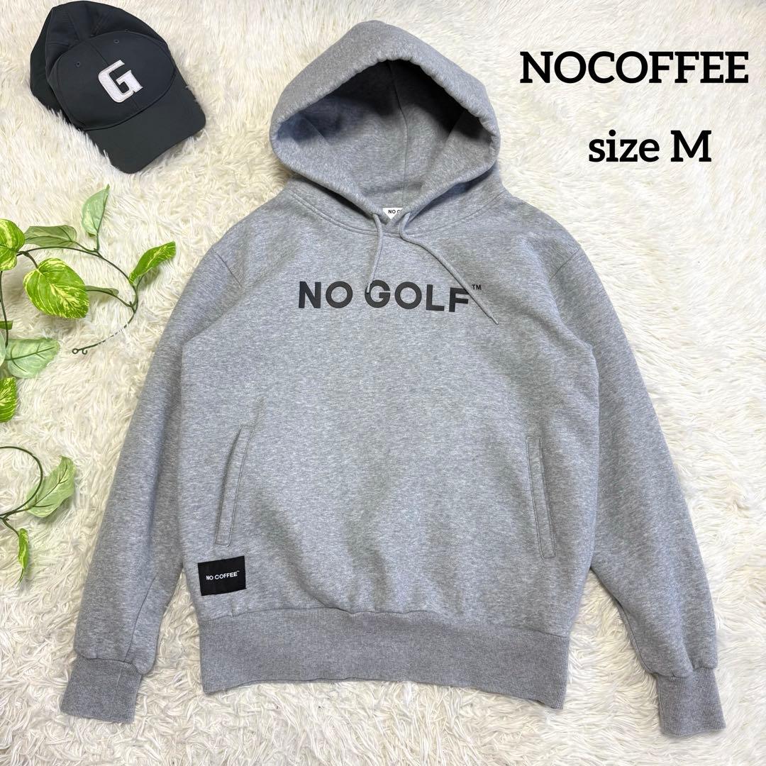 【NOCOFFEE】美品 パーカー クラブハウス グレー Mサイズ メンズ