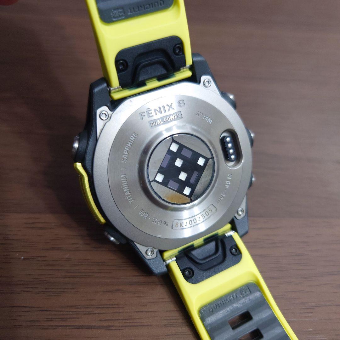 時計 GARMIN FENIX8 DUAL POWER SAPPHIRE 47mm