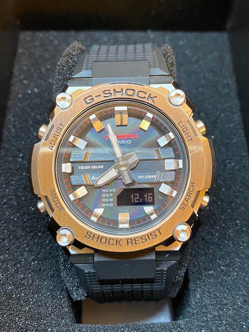 【使用僅か極美品】G-SHOCK GST-B600-1AJF Bluetooth
