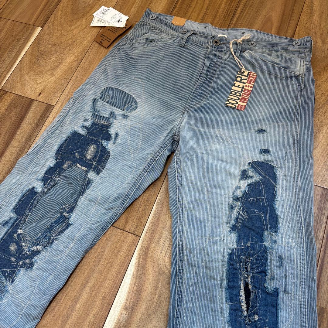【新品】RRL ダブルアール ヒッコリー ペインターパンツ デニム w30