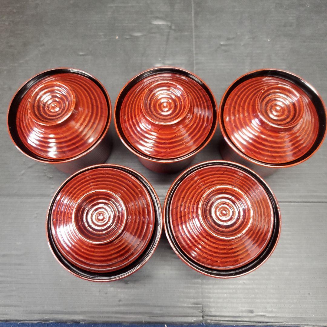 輪島塗 箸洗 5客 漆器 漆器碗