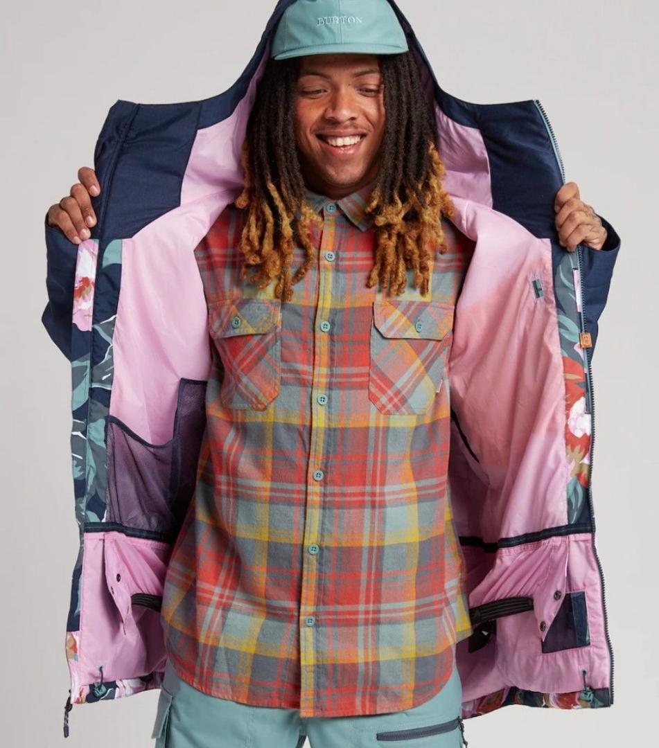 【美品】BURTON バートン 花柄 スノボウェア ジャケット L 希少 美品