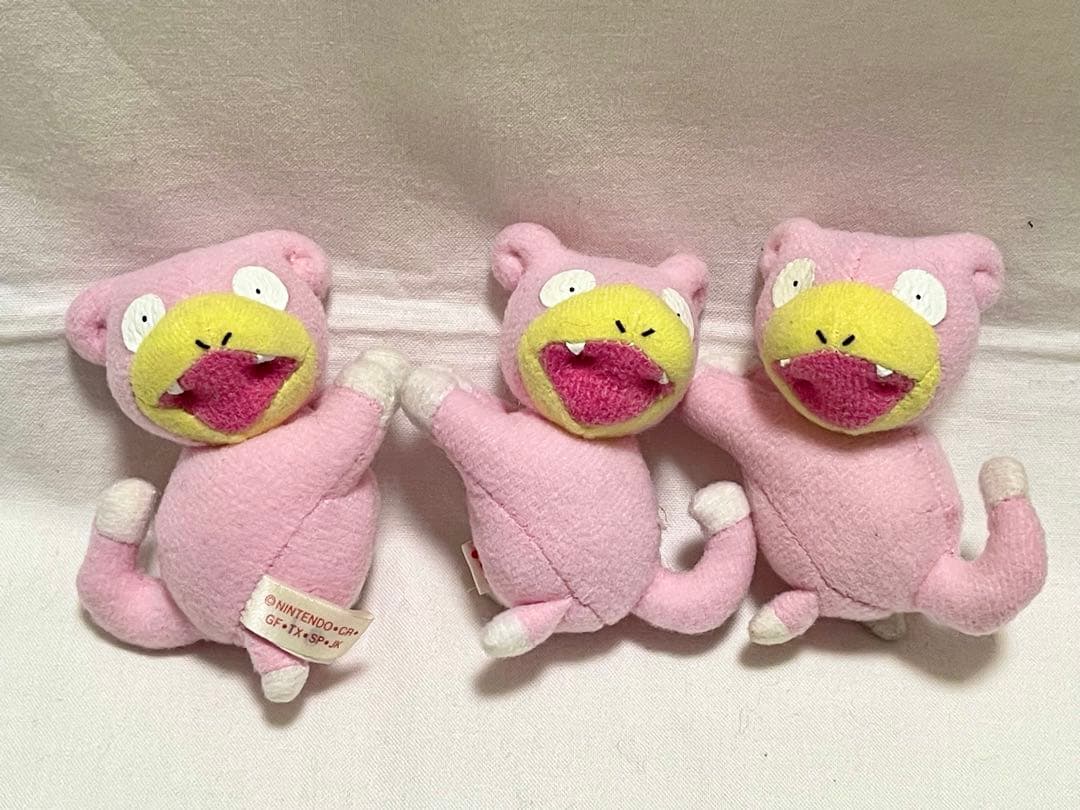 TOMY トミー ポケモン ヤドン ミニ ぬいぐるみクリップ 平成レトロ 当時物