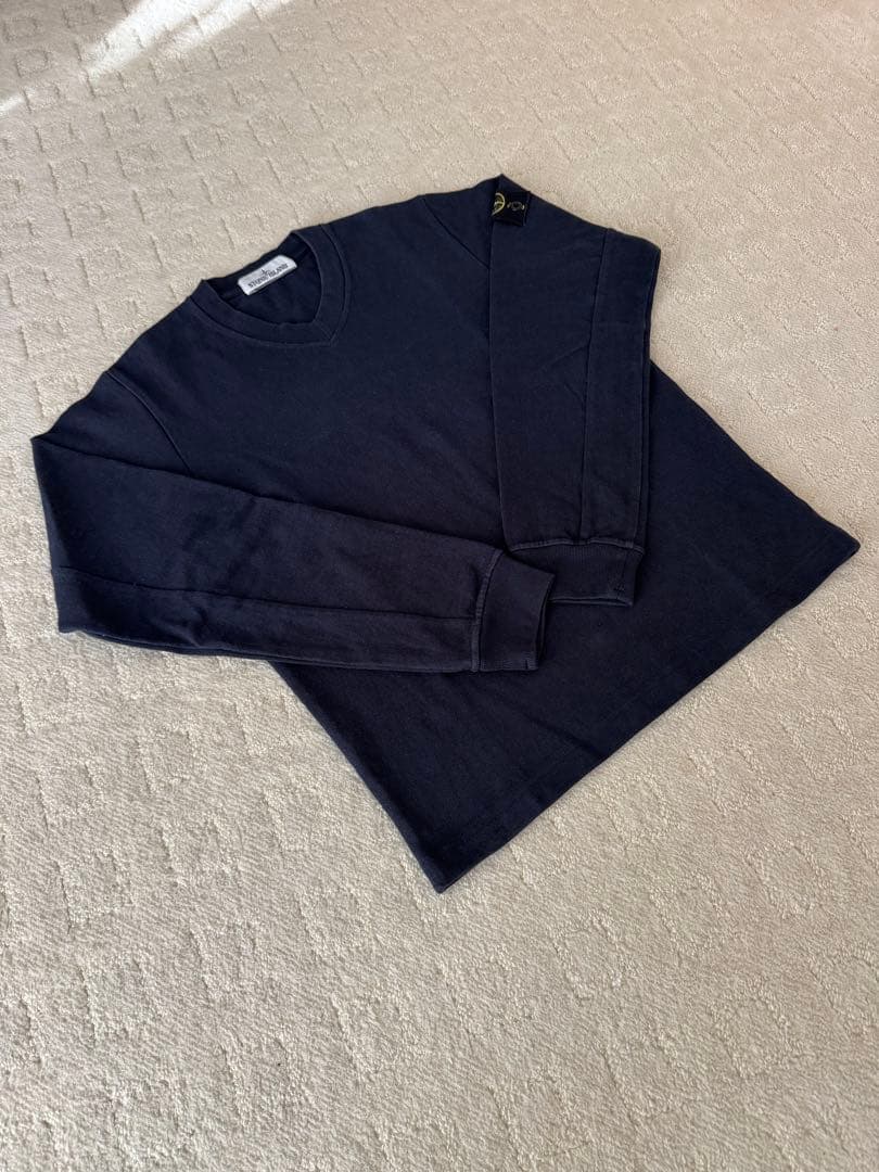 STONE  ストーンアイランド コットン Vネック長袖