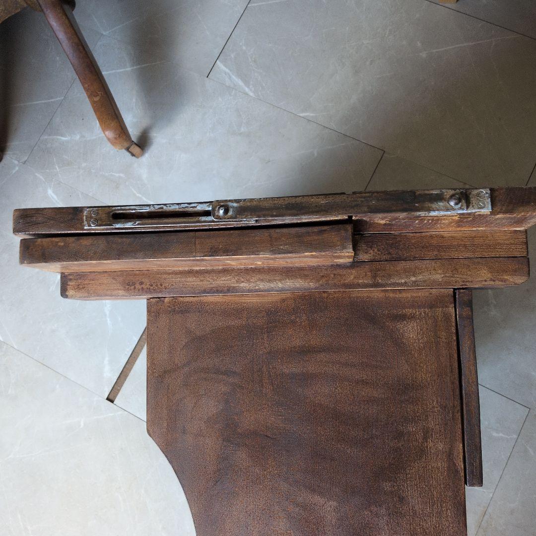 アンティーク古道具　戦前音楽譜面台テーブル　机