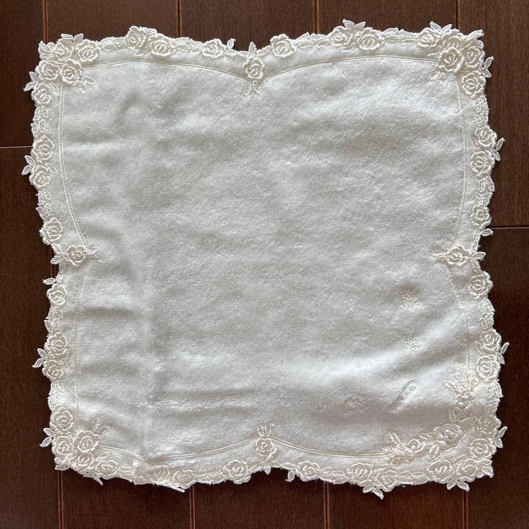 未使用　WAKO ベトナム製　手刺繍ハンカチ　タオルハンカチ　ワコウ　銀座和光