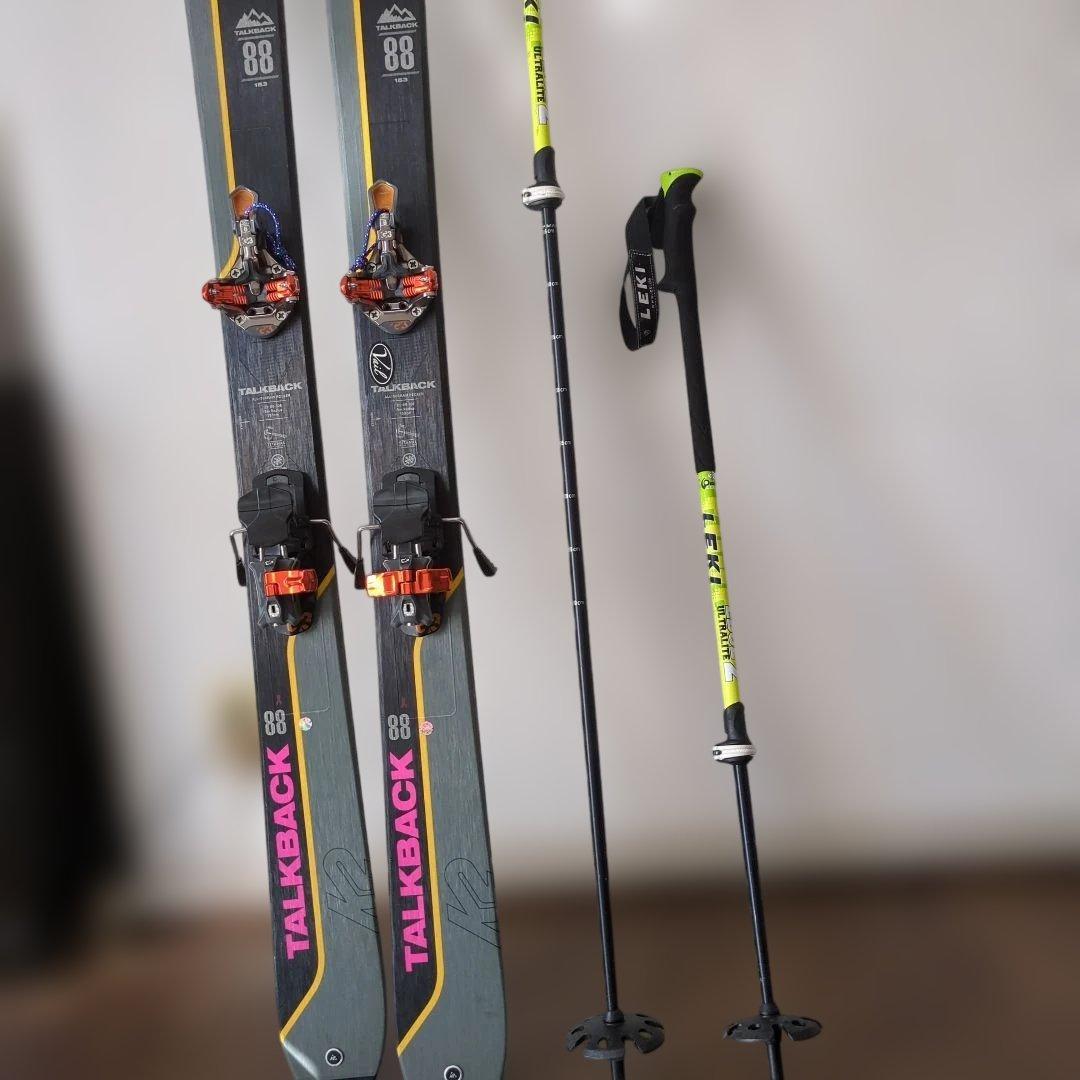 K2 　バックカントリー山スキー セット