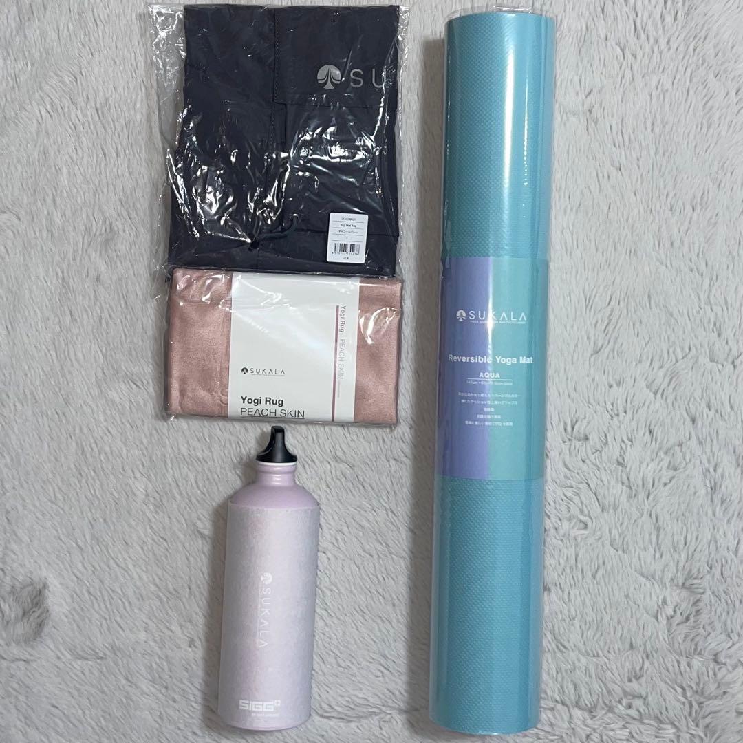 【新品】LAVAスターターセット　ヨガマット、ヨガラグ、バック、ボトル4点セット
